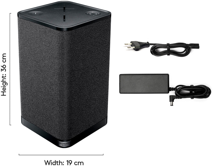 Ultimate Ears - HYPERBOOM Portable Bluetooth Waterproof Speaker with Big Bass - Black_8