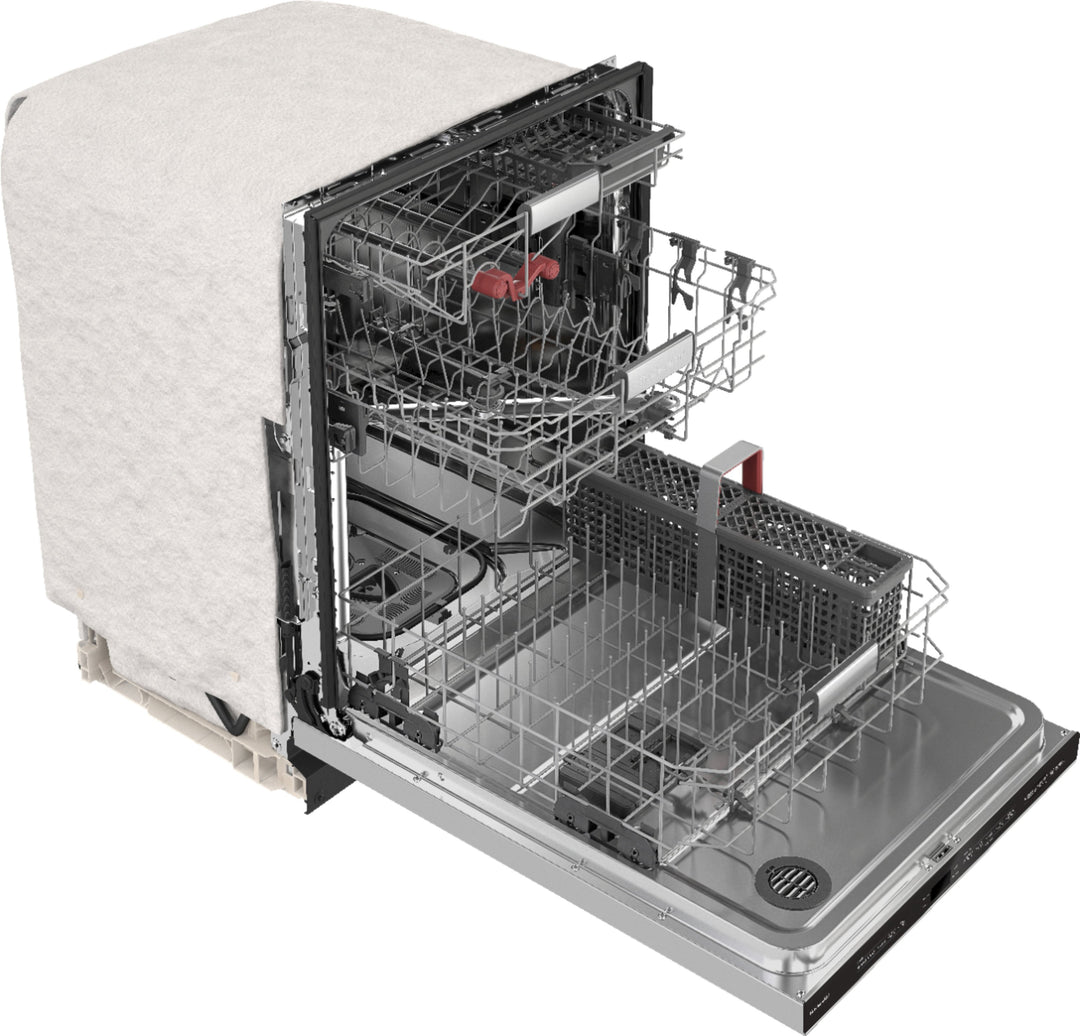 KitchenAid - Top Control Built-In Dishwasher with Stainless Steel Tub, FreeFlex Third Rack, 44dBA - Stainless steel_8