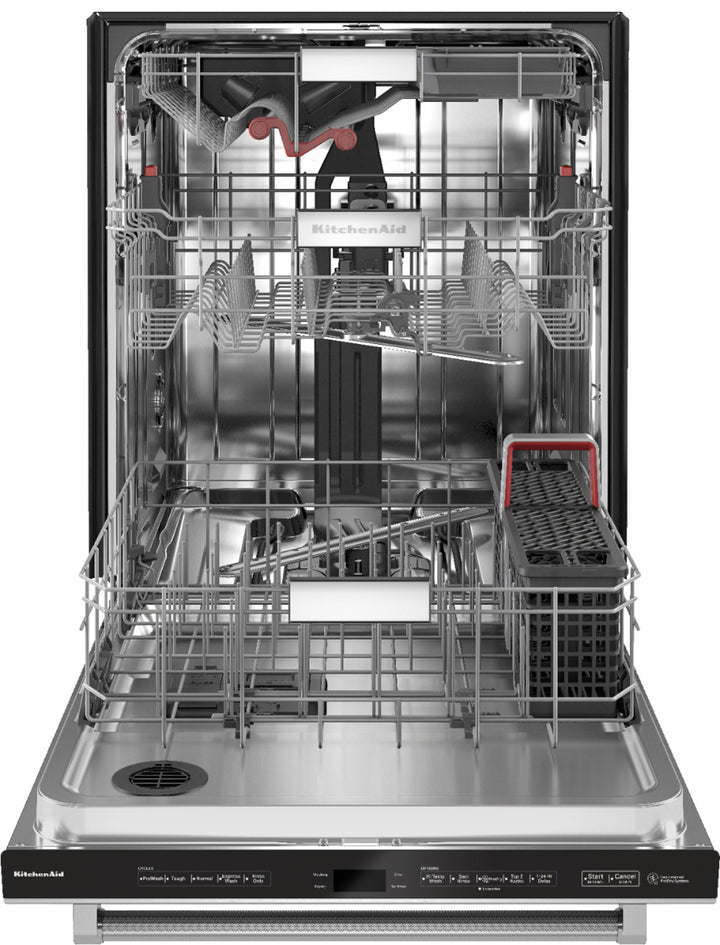 KitchenAid - Top Control Built-In Dishwasher with Stainless Steel Tub, FreeFlex Third Rack, 44dBA - Stainless steel_5