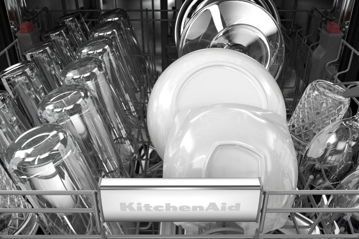 KitchenAid - Top Control Built-In Dishwasher with Stainless Steel Tub, FreeFlex Third Rack, 44dBA - Stainless steel_2