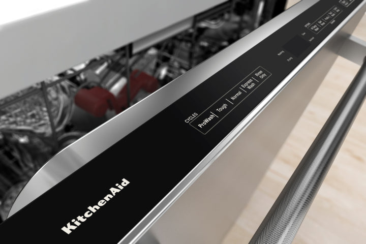 KitchenAid - Top Control Built-In Dishwasher with Stainless Steel Tub, FreeFlex Third Rack, 44dBA - Stainless steel_11