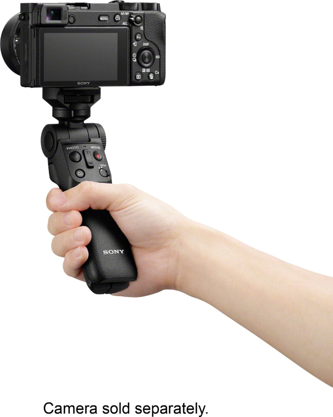 Sony - Shooting Grip with Wireless Remote Commander - Black_6