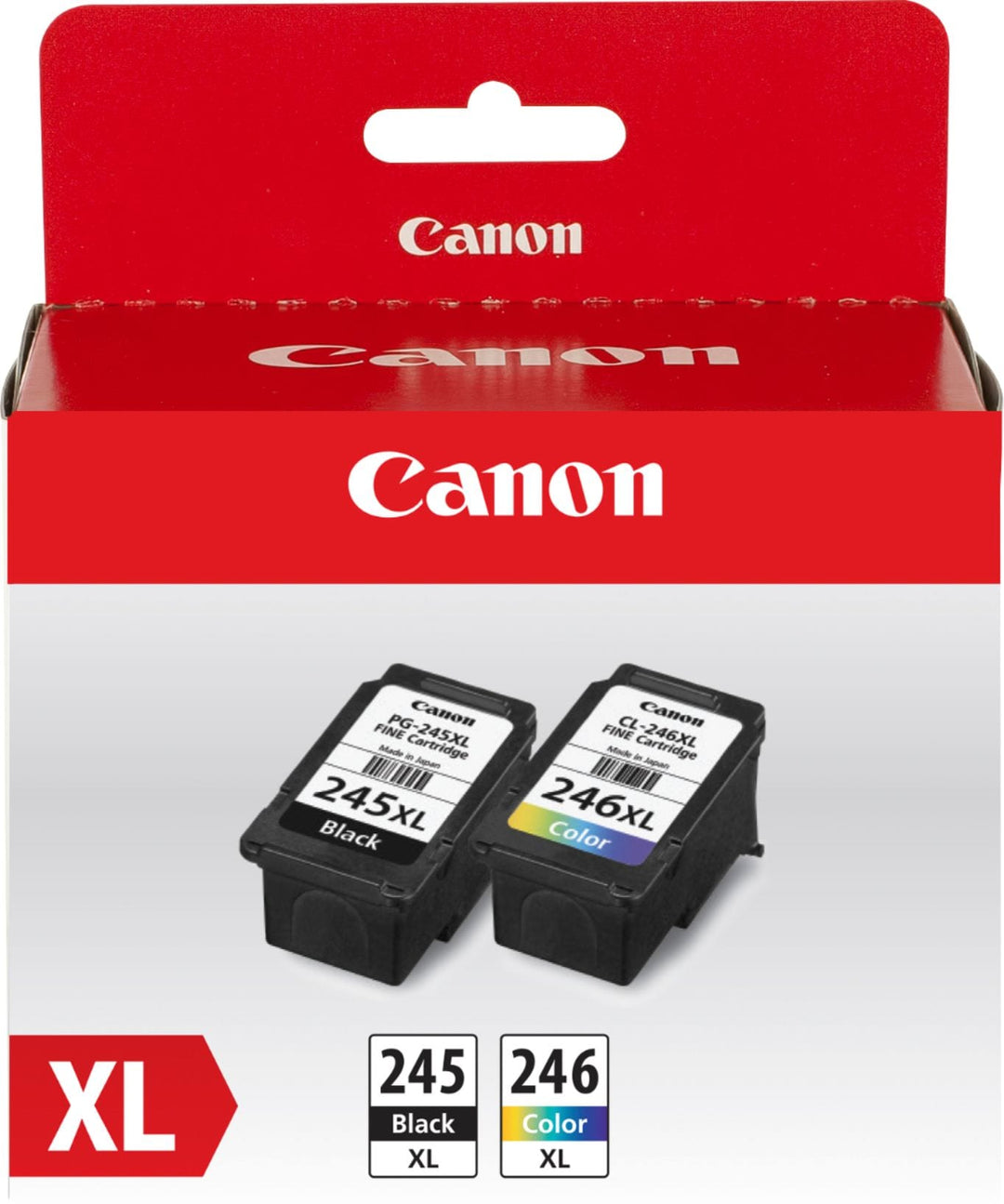 Canon - PG-245 XL / CL-246 XL 2-Pack High-Yield Ink Cartridges - Black/Cyan/Magenta/Yellow_0