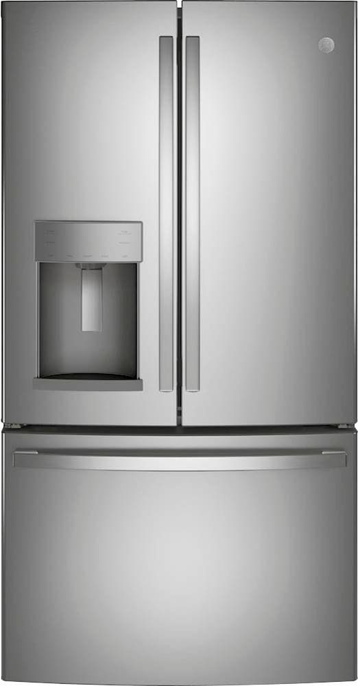 GE - 27.7 Cu. Ft. French Door Refrigerator - Stainless steel_0
