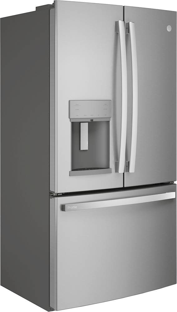 GE Profile - 22.1 Cu. Ft. French Door Counter-Depth Refrigerator with Hands-Free AutoFill - Stainless steel_1