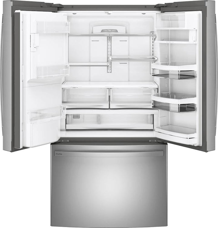 GE Profile - 22.1 Cu. Ft. French Door Counter-Depth Refrigerator with Hands-Free AutoFill - Stainless steel_18