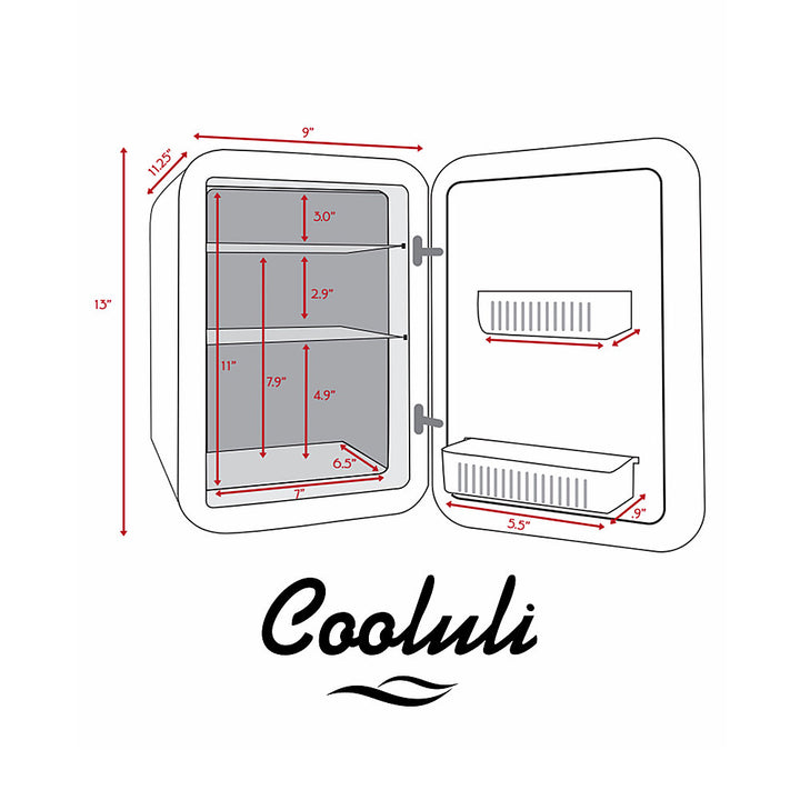 Cooluli - Classic 0.5 Cu. Ft. Mini Fridge - Pink_2