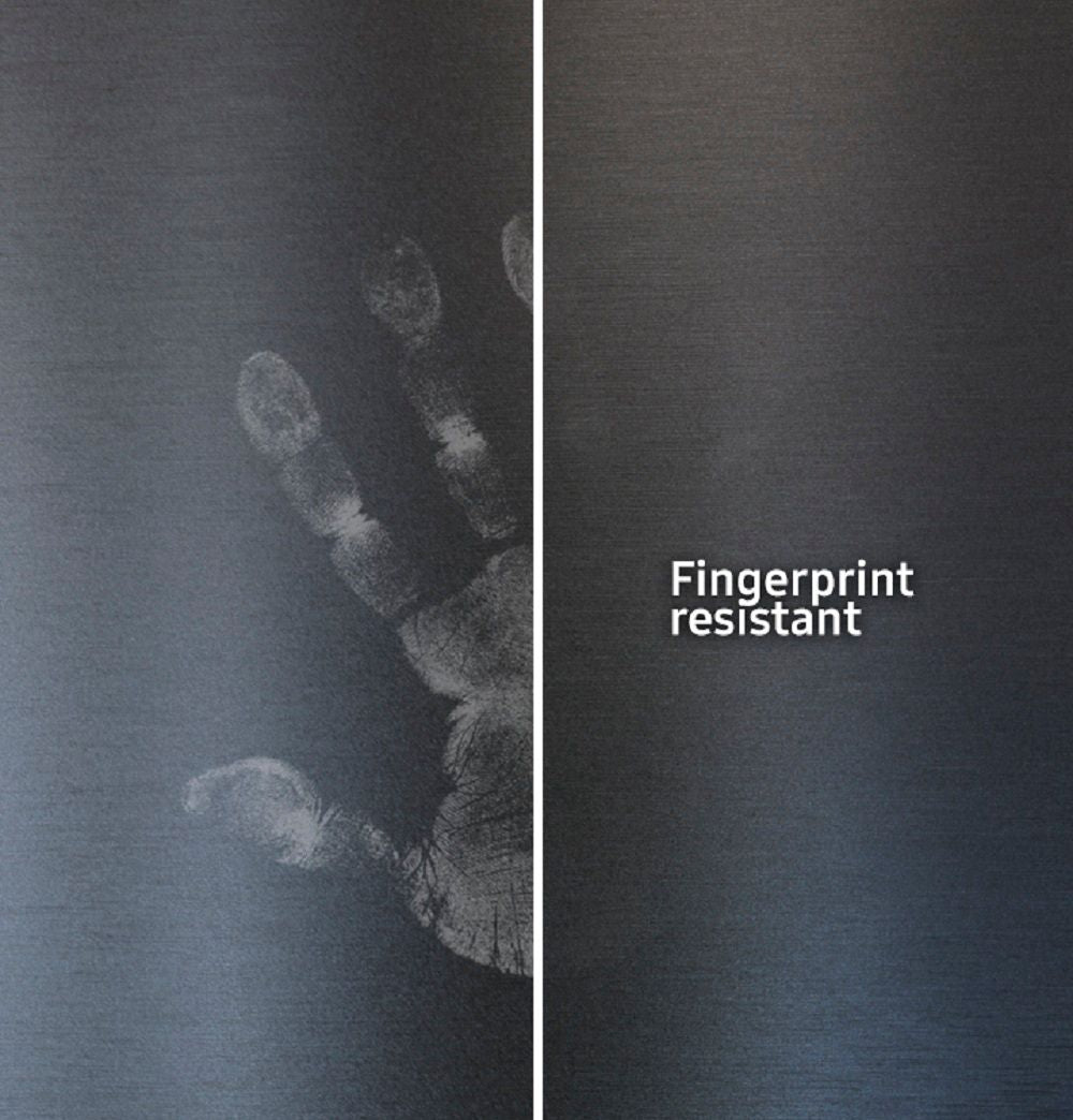 Samsung - 27 cu. ft. Large Capacity 3-Door French Door Refrigerator with External Water & Ice Dispenser - Black stainless steel_5