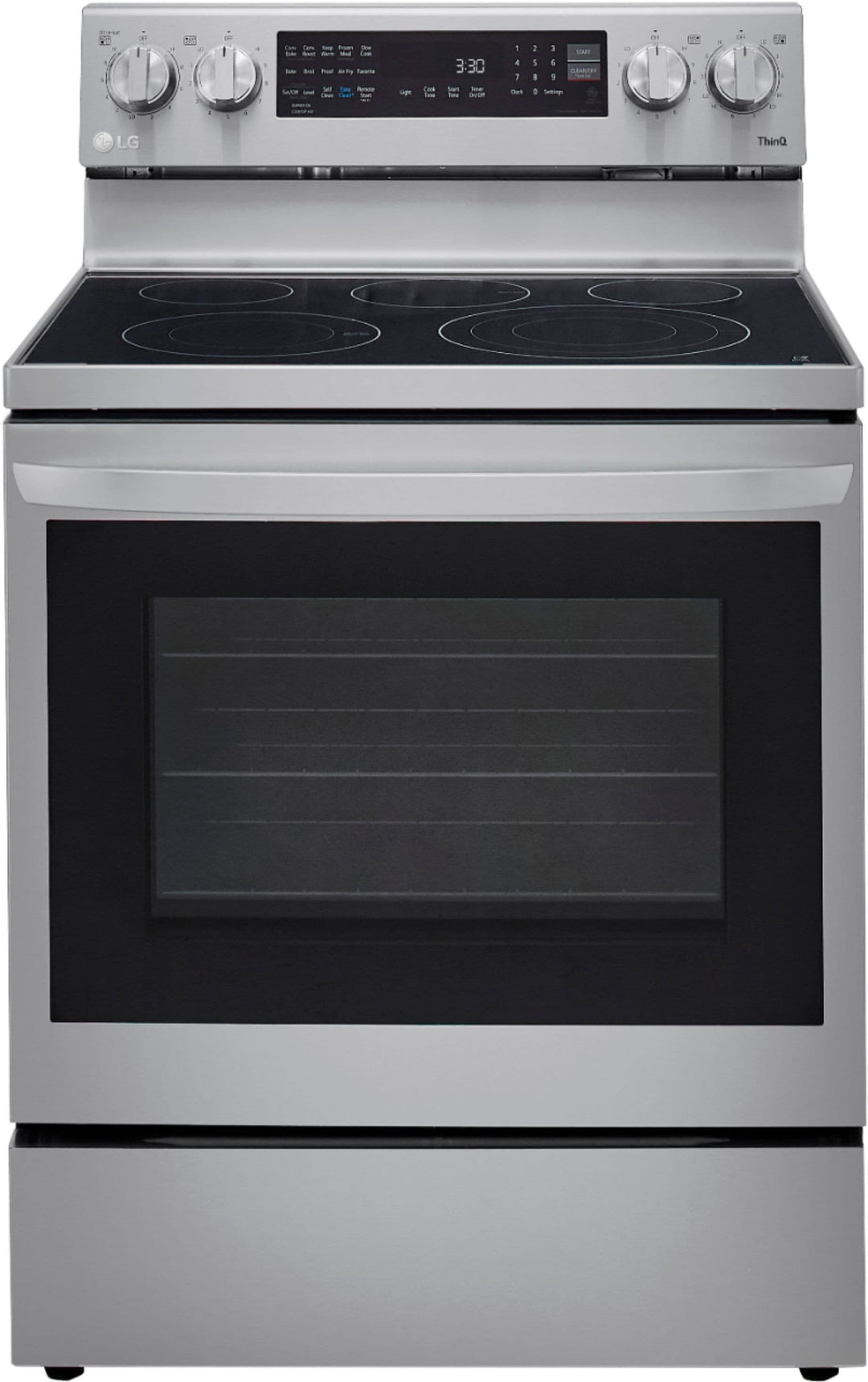 LG - 6.3 Cu. Ft. Smart Freestanding Electric Convection Range with EasyClean, Air Fry and InstaView - Stainless steel_20