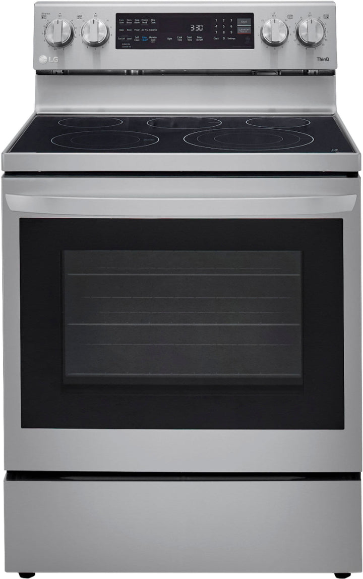 LG - 6.3 Cu. Ft. Smart Freestanding Electric Convection Range with EasyClean, Air Fry and InstaView - Stainless steel_20