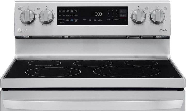 LG - 6.3 Cu. Ft. Smart Freestanding Electric Convection Range with EasyClean, Air Fry and InstaView - Stainless steel_13