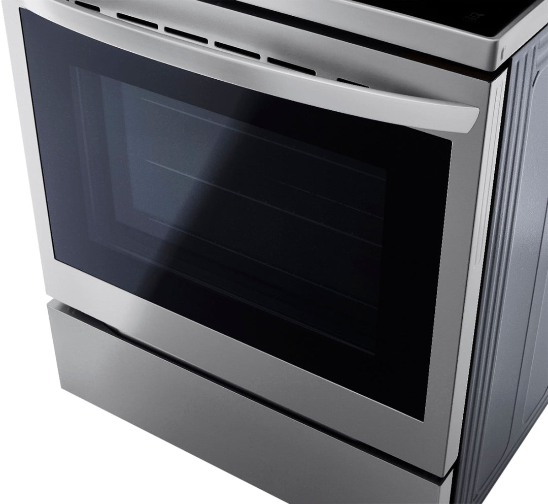 LG - 6.3 Cu. Ft. Smart Freestanding Electric Convection Range with EasyClean, Air Fry and InstaView - Stainless steel_6