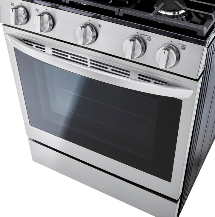 LG - 5.8 Cu. Ft. Freestanding Gas True Convection Range with EasyClean, InstaView and AirFry - Stainless steel_11
