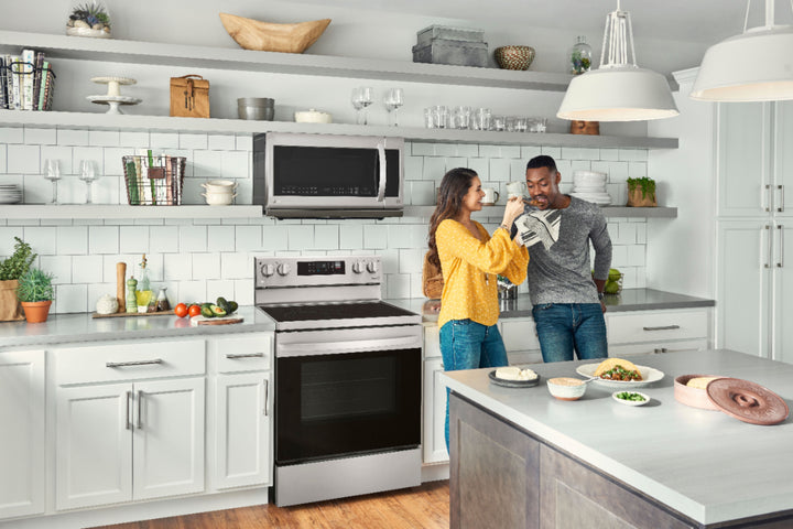 LG - 6.3 Cu. Ft. Smart Freestanding Electric Convection Range with EasyClean, Air Fry and InstaView - Stainless steel_17