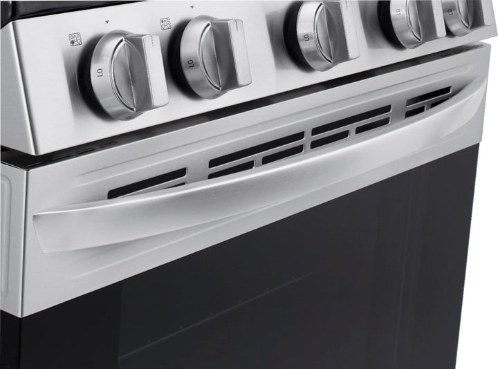 LG - 5.8 Cu. Ft. Freestanding Gas True Convection Range with EasyClean, WideView Window and AirFry - Stainless steel_14