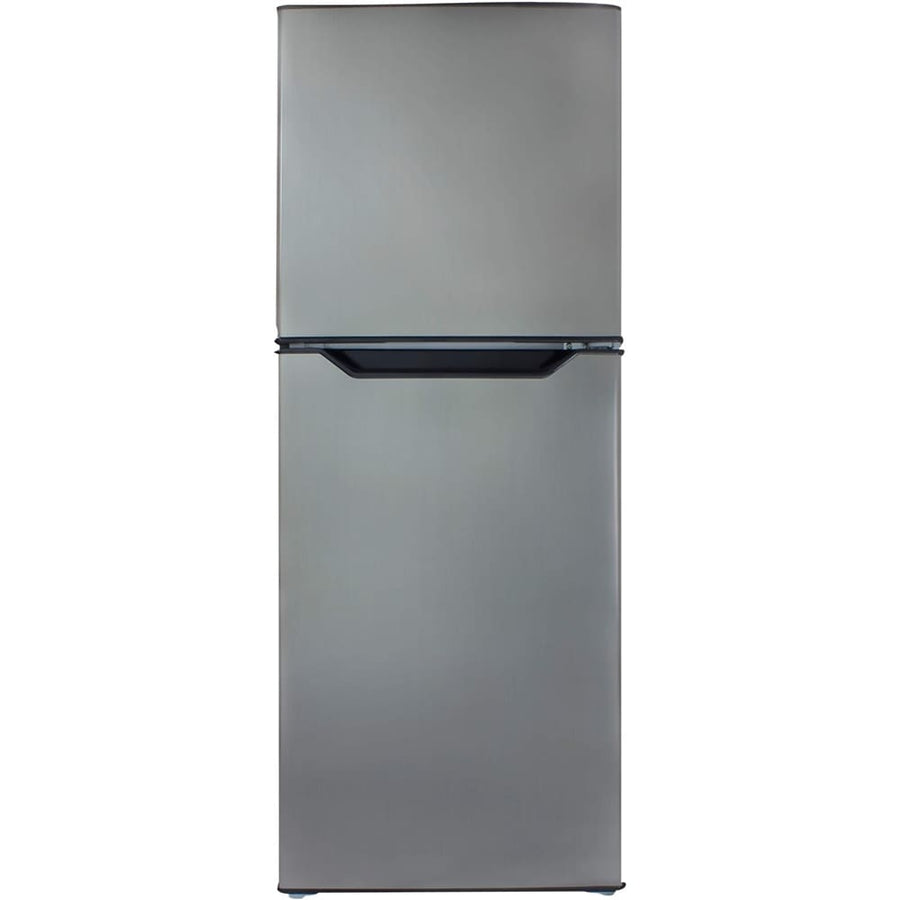 Danby - 7 Cu. Ft. Top-Freezer Refrigerator - Black/stainless steel look_0