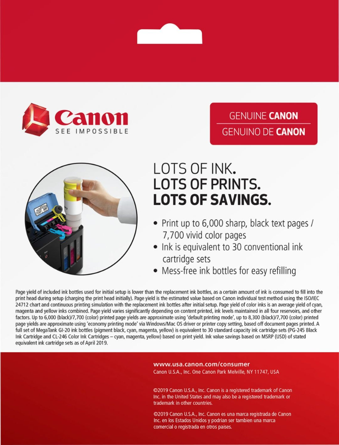 Canon - GI-20 3-Pack Ink Bottles - Cyan/Magenta/Yellow_1