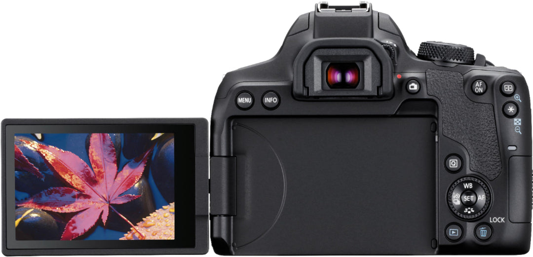 Canon - EOS Rebel T8i DSLR Camera with EF-S 18-55mm Lens - Black_9