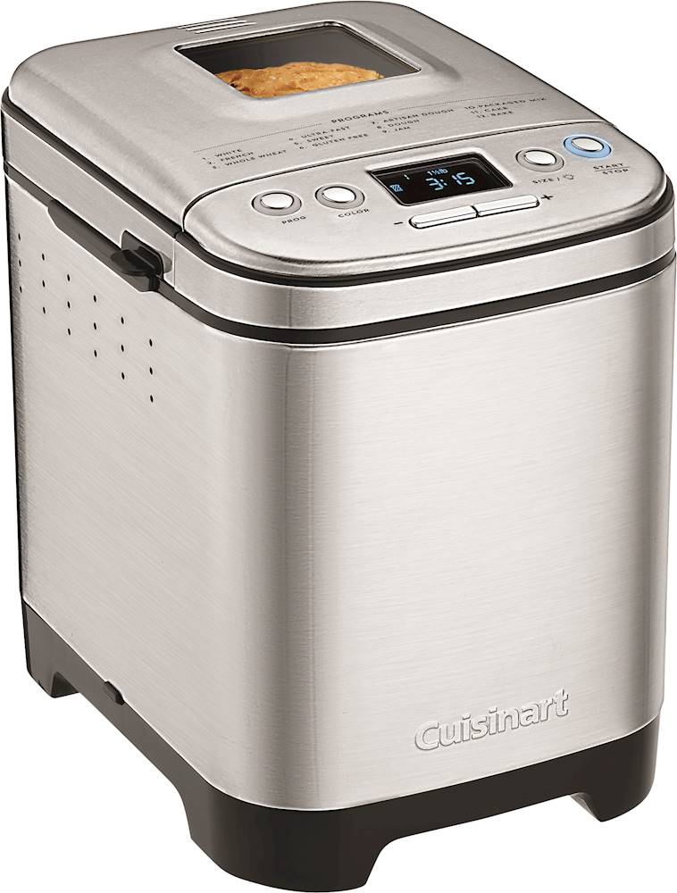 Cuisinart - Compact Automatic Bread Maker - Stainless Steel_1