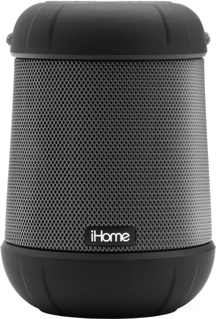 iHome - PlayTough Pro - Bluetooth Rechargeable Waterproof Portable Speaker with 360° Stereo Sound - Black_0