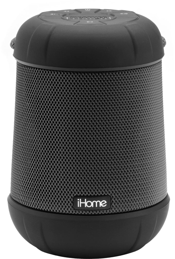 iHome - PlayTough Pro - Bluetooth Rechargeable Waterproof Portable Speaker with 360° Stereo Sound - Black_8