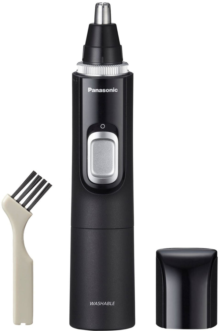 Panasonic - Men's Ear and Nose Hair Trimmer with Vacuum Cleaning System - Wet/Dry - Black/Silver_5