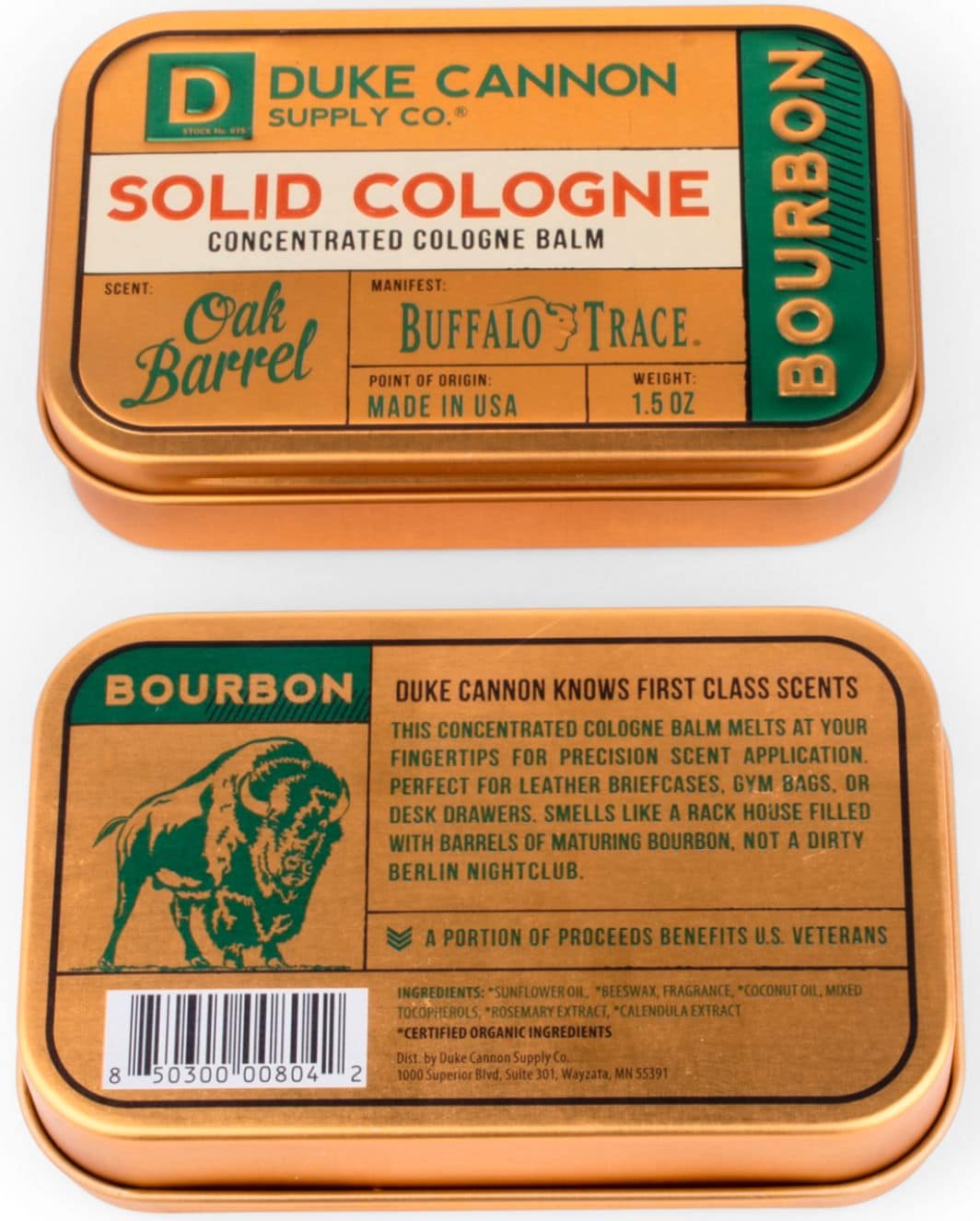 Duke Cannon - Bourbon Solid Cologne Balm - Cream_2