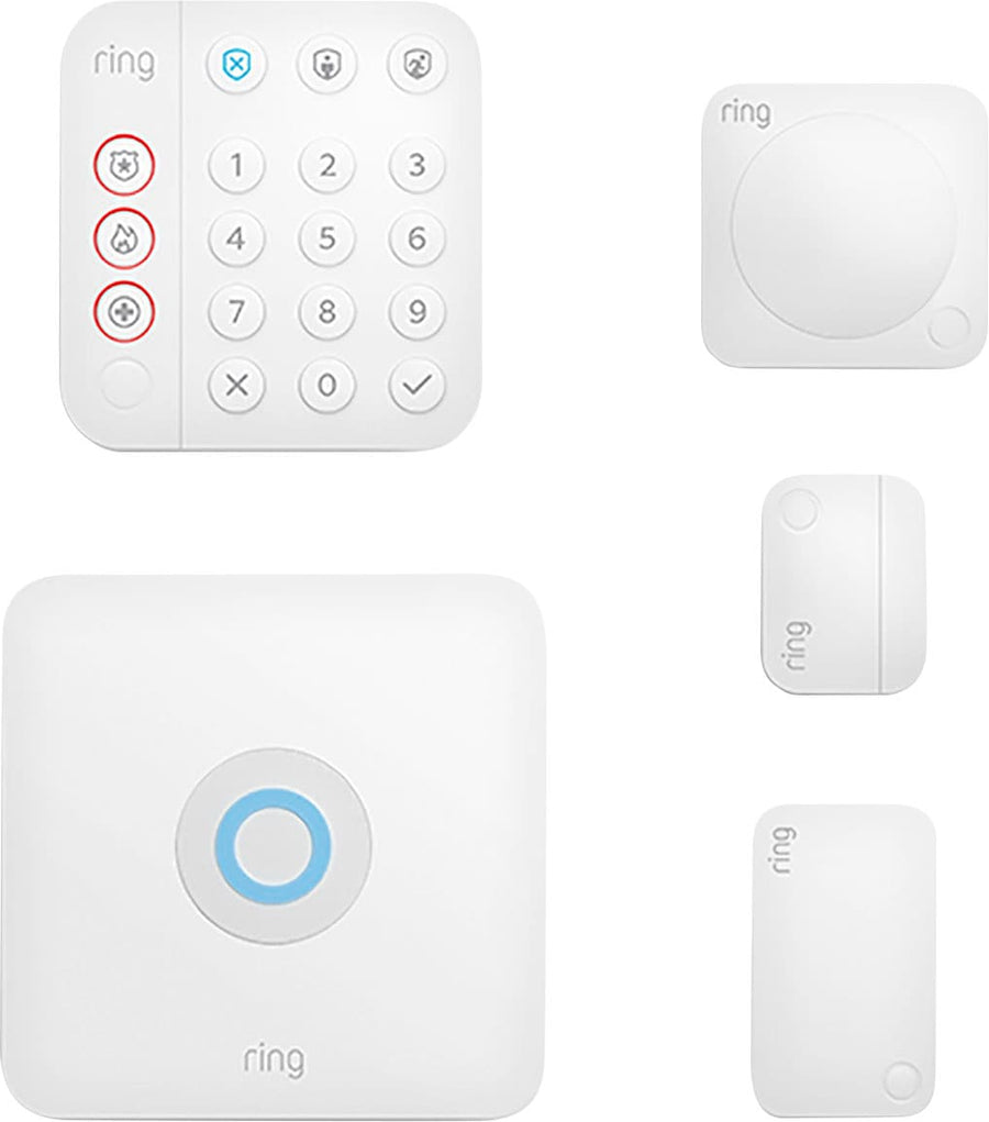 Ring - Alarm Security Kit 5-Piece (2nd Gen) - White_0