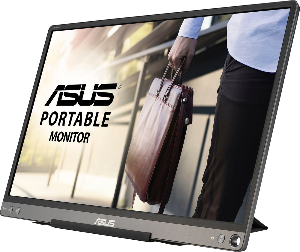 ASUS - ZenScreen 15.6” IPS FHD USB Type-C Portable Monitor with Foldable Smart Case - Dark Gray_1