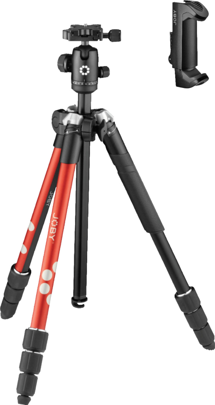 JOBY - RangePod Tripod for Camera and Vlogging - Red_0