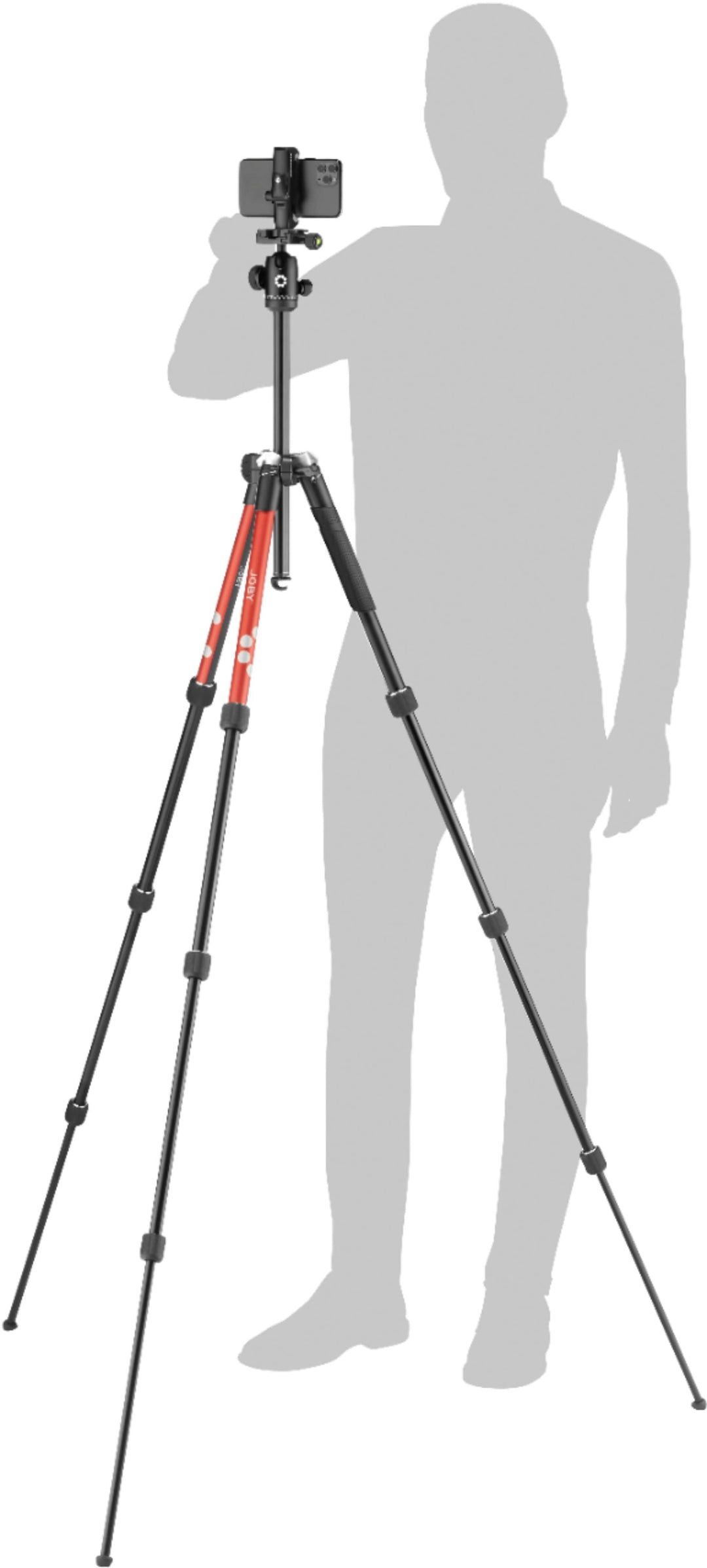 JOBY - RangePod Tripod for Camera and Vlogging - Red_25