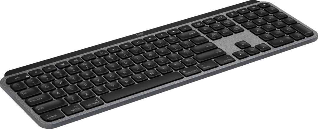 Logitech - MX Keys Full-size Wireless Bluetooth Membrane Keyboard for Mac with Smart Illumination - Space Gray_1
