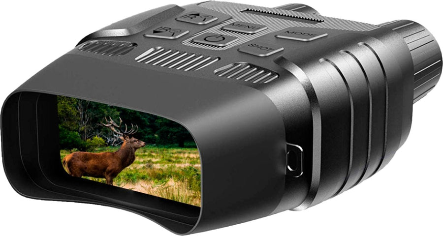Rexing - B1 10 x 25 Digital Night Vision Binoculars, Infrared (IR) Digital Camera - Black_0