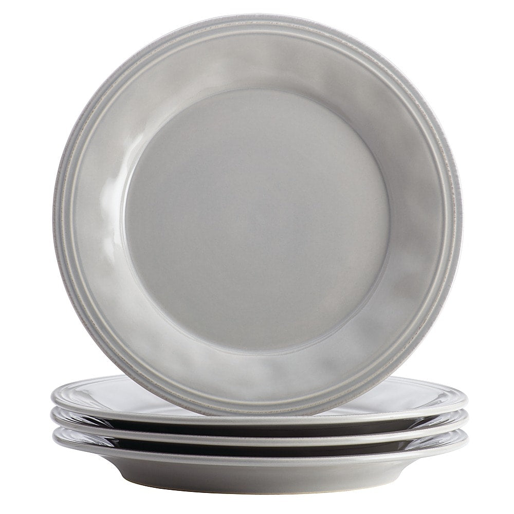 Rachael Ray - Cucina 16-Piece Ceramic Dinnerware Set - Sea Salt Gray_1