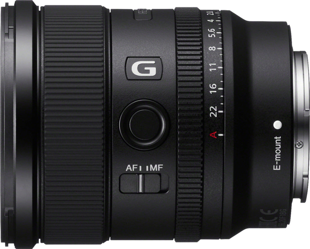 Sony - FE 20mm f/1.8 G Ultra Wide Angle Prime Lens for E-mount Cameras - Black_1
