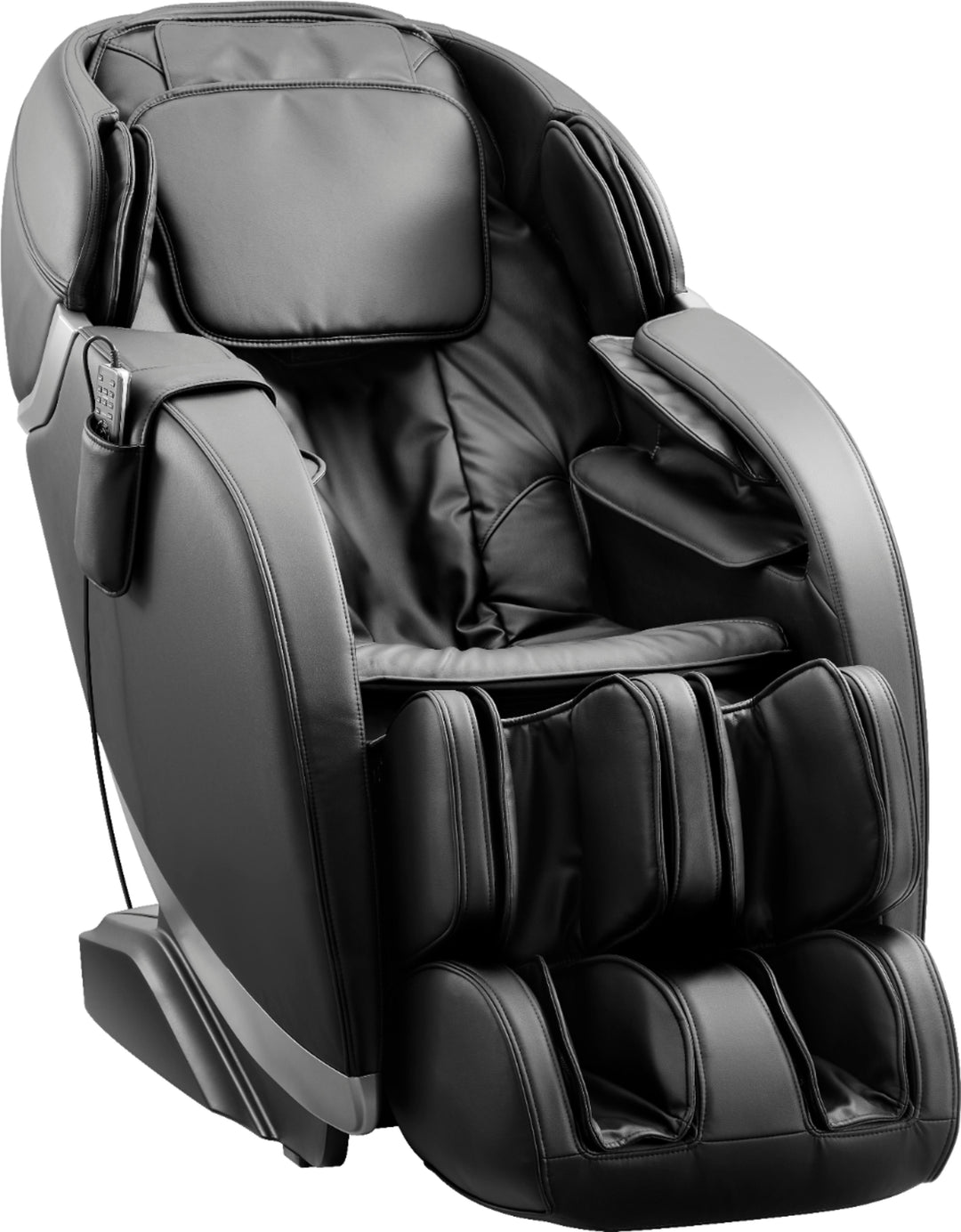 Insignia™ - 2D Zero Gravity Full Body Massage Chair - Black with silver trim_0