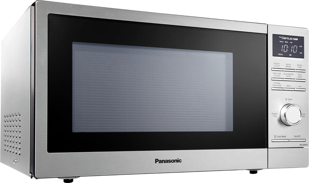 Panasonic - 1.3 Cu. Ft. 1100 Watt SD69LS Microwave with Sensor Cooking - Stainless steel_1