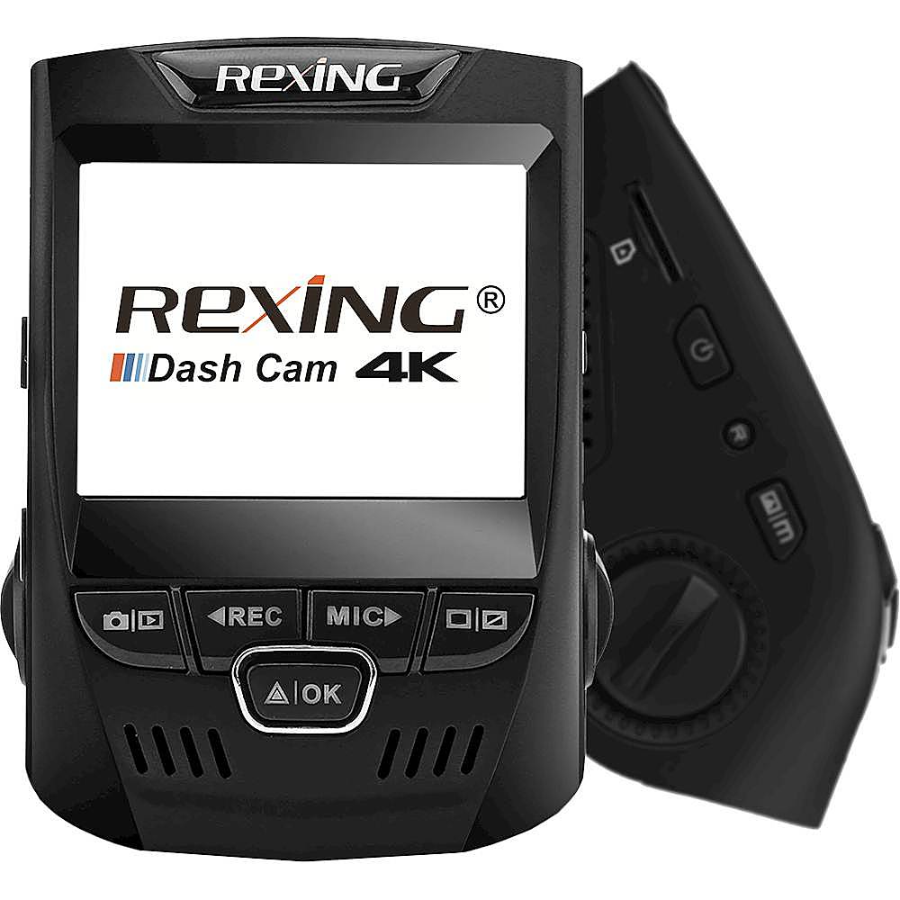 Rexing - V1-4K UHD Front Wi-Fi Dash Cam - Black_9