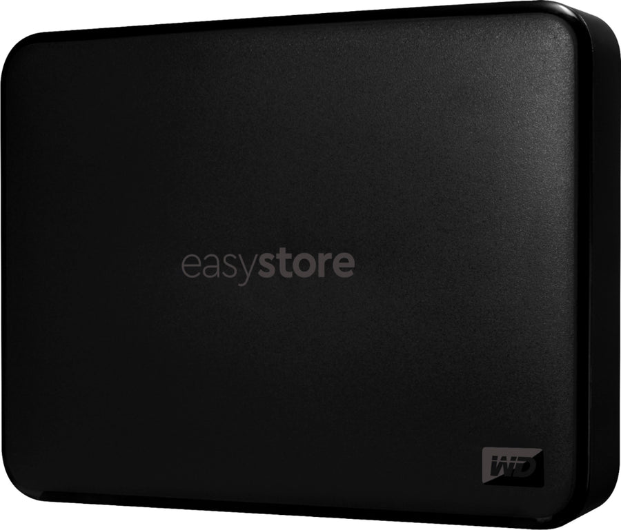 WD - Easystore 4TB External USB 3.0 Portable Hard Drive - Black_0