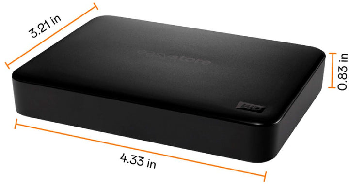WD - Easystore 4TB External USB 3.0 Portable Hard Drive - Black_7
