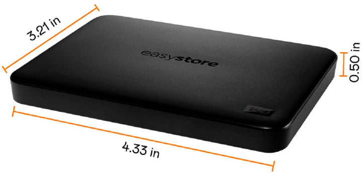 WD - Easystore 2TB External USB 3.0 Portable Hard Drive - Black_6
