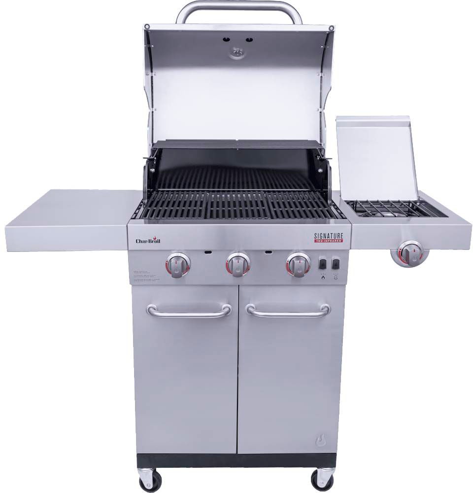 Char-Broil - Signature Series TRU-Infrared Gas Grill - Stainless Steel_0