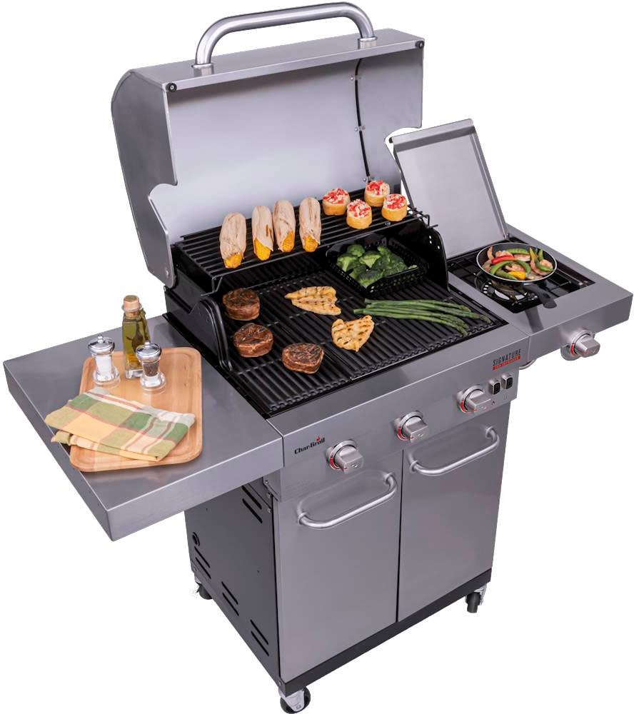Char-Broil - Signature Series TRU-Infrared Gas Grill - Stainless Steel_1