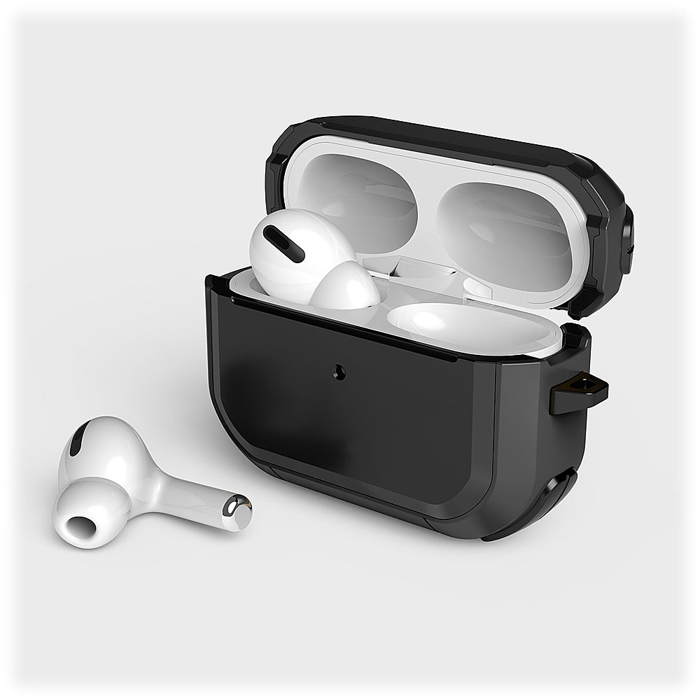 SaharaCase - Armor Case for AirPods Pro 2 (1st Gen and 2nd Generation 2022) - Black_4