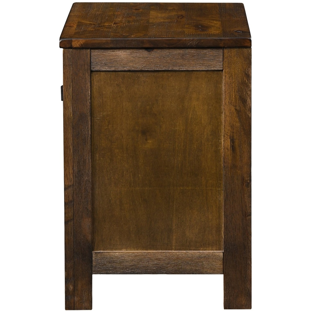 Finch - Stratford Farmhouse Wood 2-Drawer Night Stand - Classic Brown_1