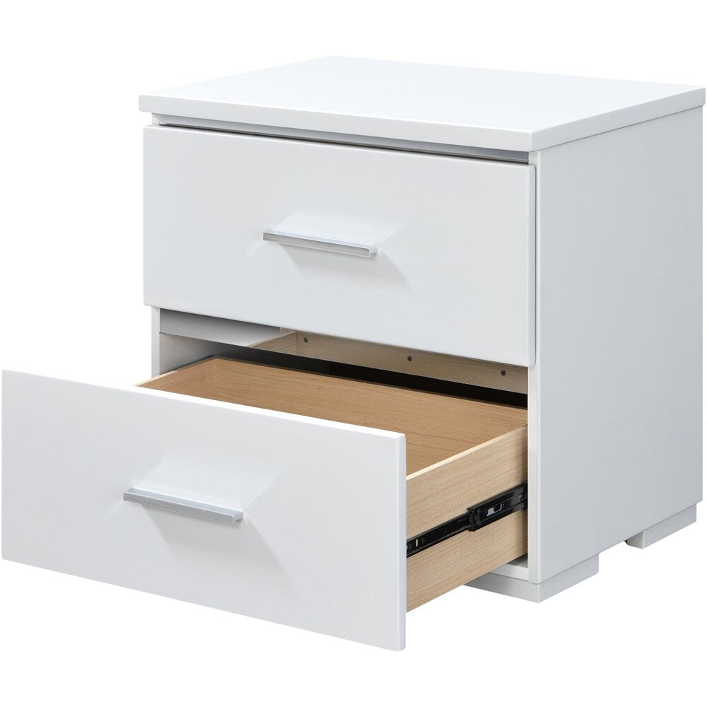 Finch - Belmont Modern Wood Drawer Cabinet - White_8