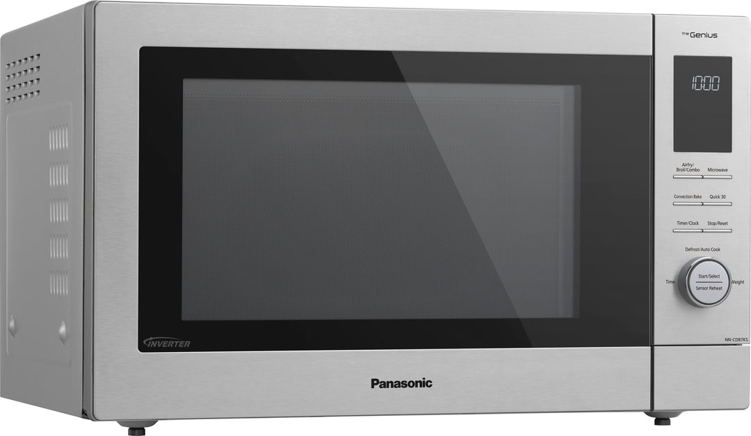 Panasonic - 1.2 Cu. Ft. 1000 Watt HomeCHEF CD87KS 4-in-1 Multioven Microwave - Airfryer, Broiler, Convection, Inverter - Silver_1