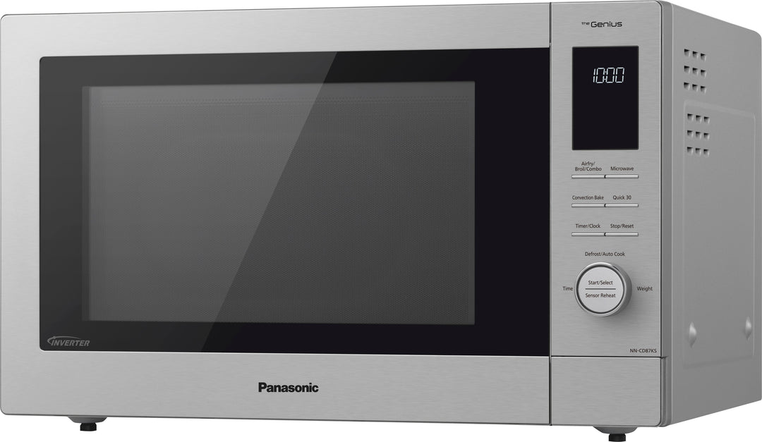 Panasonic - 1.2 Cu. Ft. 1000 Watt HomeCHEF CD87KS 4-in-1 Multioven Microwave - Airfryer, Broiler, Convection, Inverter - Silver_7