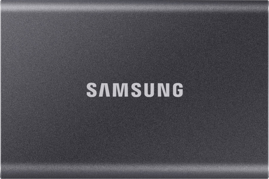 Samsung - T7 2TB External USB 3.2 Gen 2 Portable SSD with Hardware Encryption - Titan Gray_0
