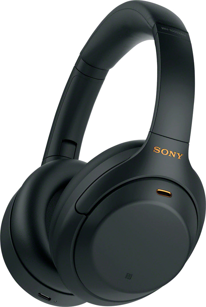 Sony - WH-1000XM4 Wireless Noise-Cancelling Over-the-Ear Headphones - Black_0